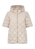 Quilted women's vest in light beige KAMDT-0029-80(Z24)