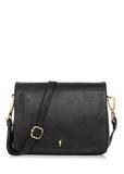 Black leather women's handbag TORES-0911D-99(W25)