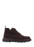 Dark brown suede men's ankle boots BUTYM-0559-1I(Z26)