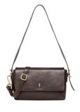 Brown leather women's handbag TORES-1377-1H(Z26)