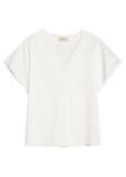 Cream women's blouse BLUDT-0206-0B(W26)