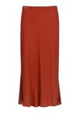 Women's red flared skirt SPCDT-0073-85(W23)