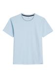Light blue men's cotton T-shirt TSHMT-0150-7A(W26)