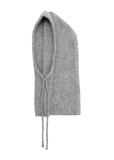 Gray women's scarf with hood SZADT-0215-91(Z25)