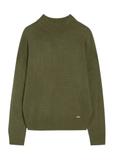 Classic women's sweater khaki SWEDT-0186A-55(Z25)