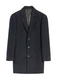 Men's navy wool coat PLAMT-0006-7D(Z26)