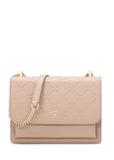 Beige women's handbag with monogram TOREC-1155-1A (W26)