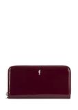 Large burgundy women's wallet POREC-0418-49(Z25)