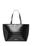 Black croco shopper bag TOREC-1242-9G(Z26)