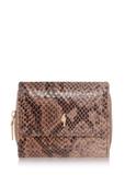 Women's small leather wallet croco PORES-0802D-31(W23)