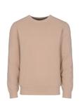 Beige cotton men's sweater with logo SWEMT-0135-80(Z23)