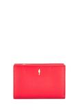 Red Medium Leather Wallet with RFID Protection PORES-0806RFID-42(Z25)
