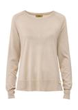 Light beige women's sweater SWEDT-0226-80(Z24)