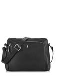 Black leather shoulder bag TORES-0983-99(Z24)