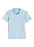 Men's blue polo shirt POLMT-0089-7A(W26)