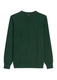 Green cotton men's sweater SWEMT-0114A-8C(Z26)