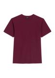 Burgundy men's T-shirt TSHMT-0120-4D(Z26)