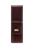Burgundy Leather Pen Case PL-178-4D(KS)