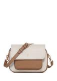 Cream leather women's messenger bag TORES-1274-0B(W26)