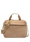 Beige women's laptop bag TOREN-0306-81(W25)