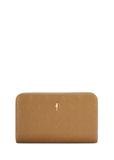 Beige women's wallet with monogram POREC-0348A-81(Z25)