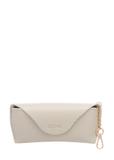 Cream glasses case POREC-0435-0B(W26)