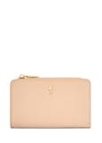 Beige leather women's wallet PORES-0977R-1B(W26)