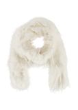 Cream women's scarf SZADF-0033-12(Z25)