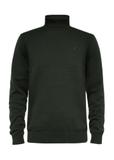 Dark green men's turtleneck sweater SWEMT-0095A-55(Z24)