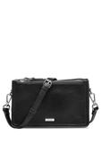 Black three-compartment women's handbag TOREC-1016-99(W25)