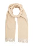 Beige woolen women's scarf SZADT-0092-1B(Z26)