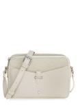 Cream three-compartment women's handbag TOREC-0830A-12(W25)