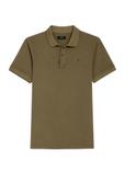 Men's khaki polo shirt POLMT-0055A-8D(W26)