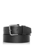 Black men's belt made of genuine leather PASMS-0260-99(Z24)