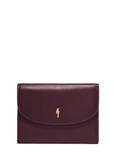Burgundy leather women's wallet PORES-0996-4D(Z26)
