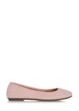 Pink velour ballerinas for women BUTYD-0713A-34(W23)