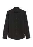 Black elegant men's shirt KOSMT-0339-99(Z25)