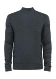 Navy blue men's turtleneck sweater SWEMT-0150-69(Z24)