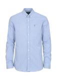 Men's shirt in small check KOSMT-0277-60(Z24)