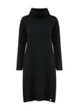 Black turtleneck dress SUKDT-0206-99(Z24)