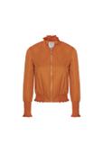 Women's orange bomber jacket KURDT-0159-30(W19)