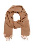 Wool caramel scarf for women SZADT-0092-24(Z25)