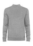 Gray men's turtleneck sweater SWEMT-0150-91(Z24)