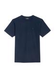 Men's navy blue T-shirt TSHMT-0130-68(Z25)