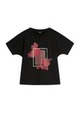 Black women's t-shirt with print TSHDT-0146-99(Z25)