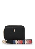 Small black women's wallet with handle POREC-0395A-99(Z25)