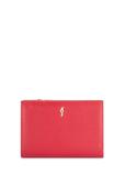 Red leather women's wallet PORES-0980R-4B(W26)