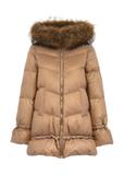 Beige women's winter jacket KURDT-0535-81(Z24)