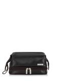 Dark brown leather men's cosmetic bag VB-206A-90(KS)