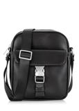 Black men's bag with pocket TORMN-0292-99(W23)